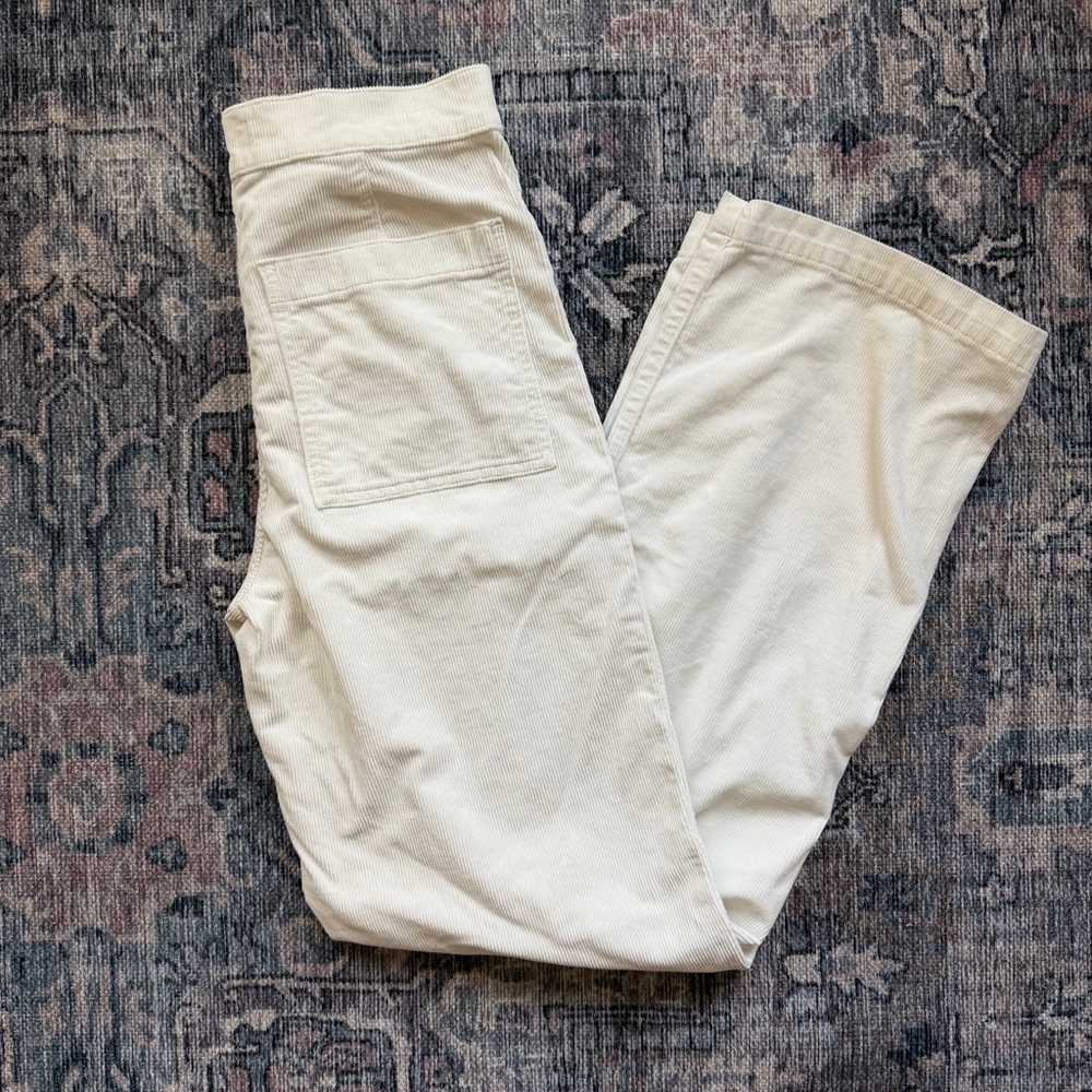 Madewell Emmett Wide Leg Pants High Rise Cropped Casual Workwear Size 27